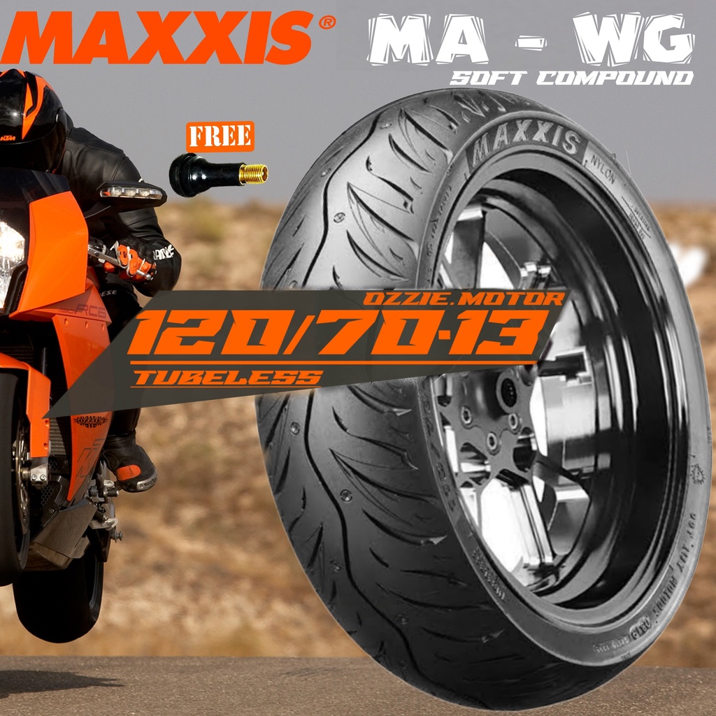 MAXXIS MA-WG SOFTCOMPOUND RING 13 UKURAN 110/70-13 | 120/70-13 | 130/70-13 BAN NMAX ORIGINAL