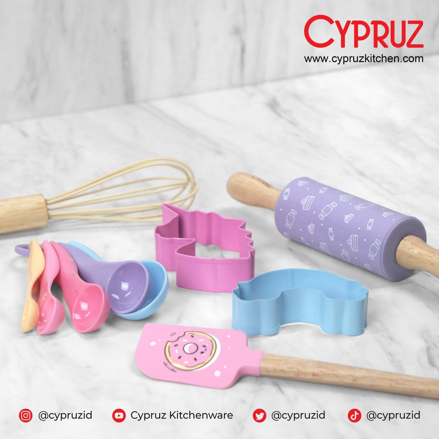 Cypruz AK-1112 Utensil Candy Baking Silicone Set 10 PCS