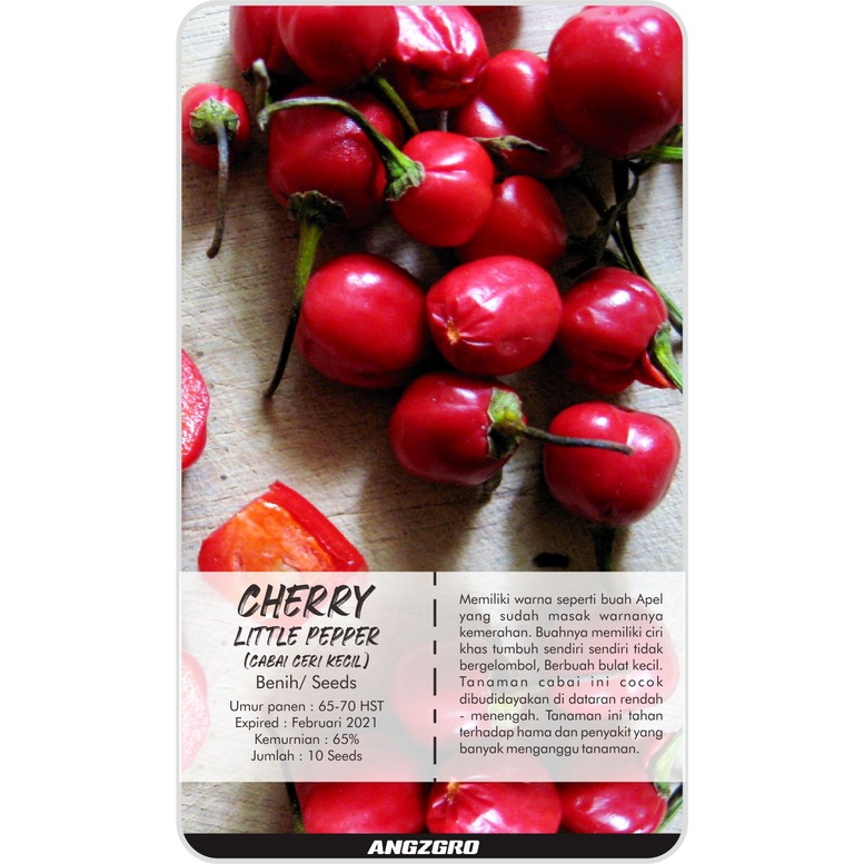 

ANGZGRO Cherry Little Pepper 10 Seeds