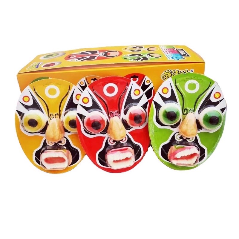 

PERMEN JELLY GUMMY MATA HIDUNG MULUT / YUPII KENYAL LUCU import lokal