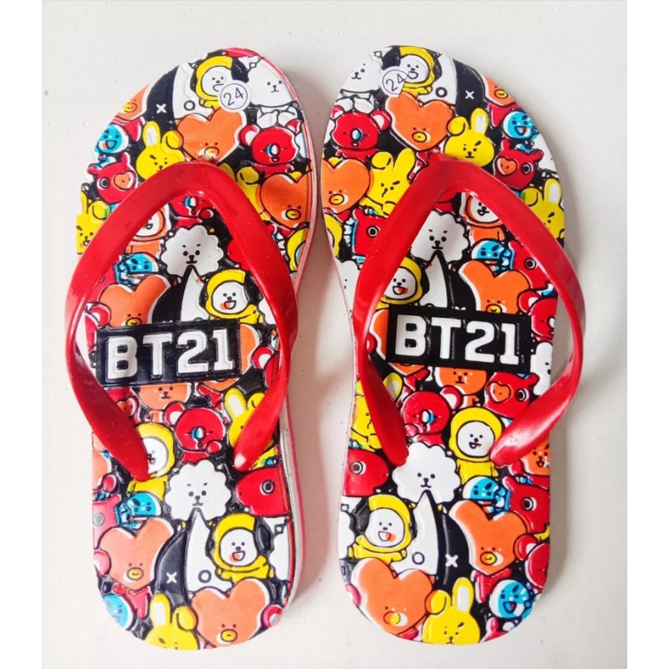 Sandal Jepit Anak Perempuan BT21