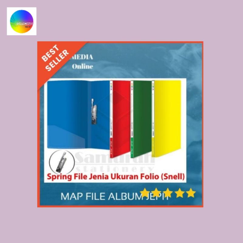 

Clip File Polos Ukuran Folio / Map Album Plastik Jepit Kertas Dokumen(ORIGINAL PRODUK)