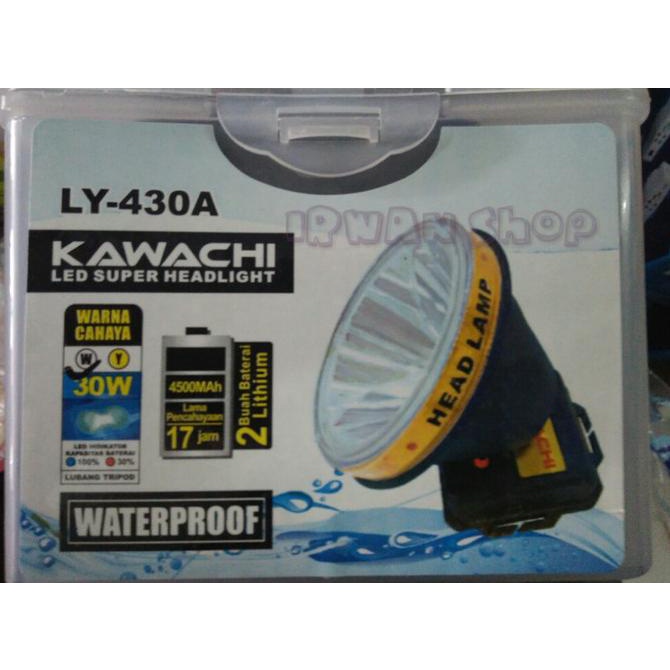Senter Kepala Kawachi LY 430A 30 watt waterproof