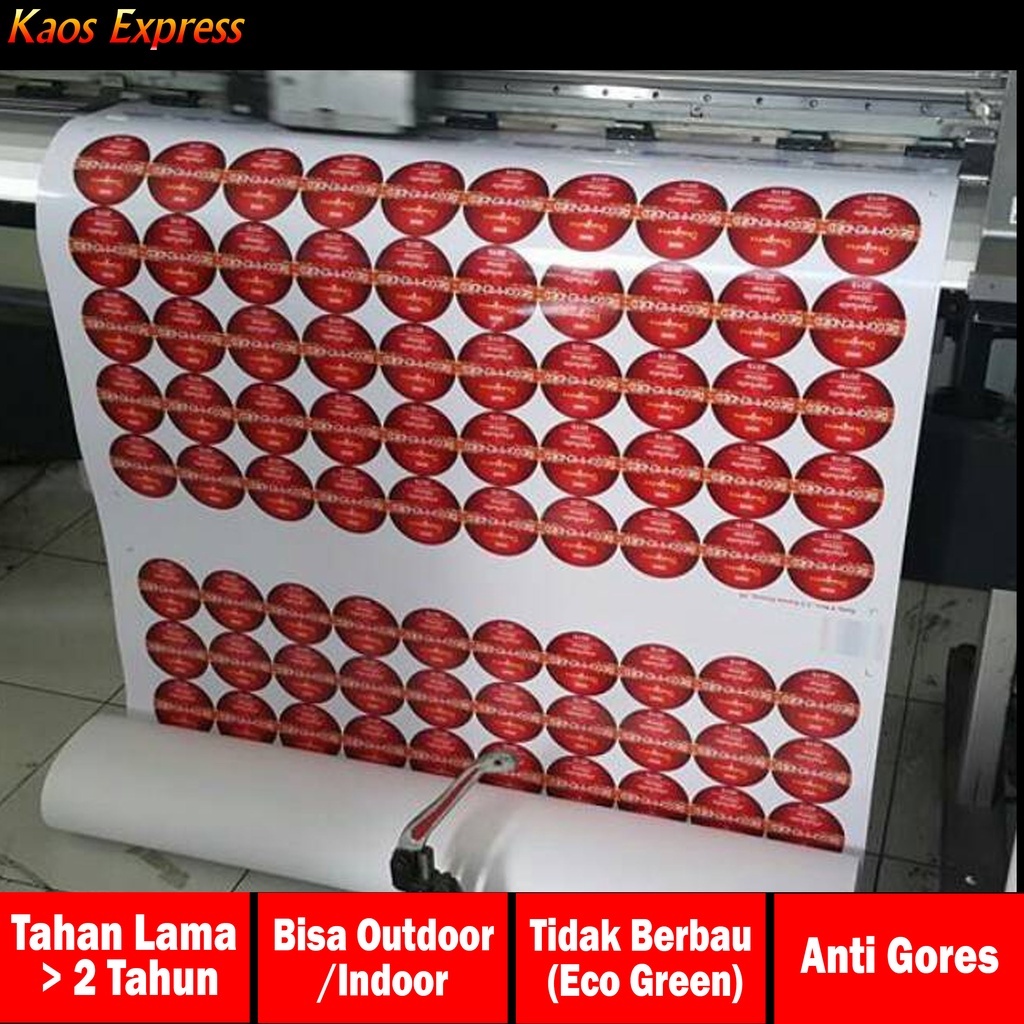 

Cetak Sticker Kilat - Bahan Vynil - Segala Bentuk - Cetak Meteran - Termurah - Hasil Tajam