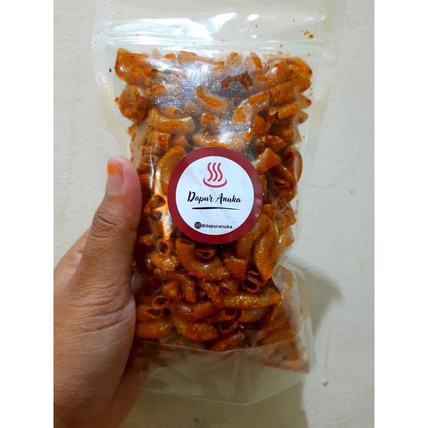 

Makaroni Pedas | Makaroni Bantet Pedas (Snack)