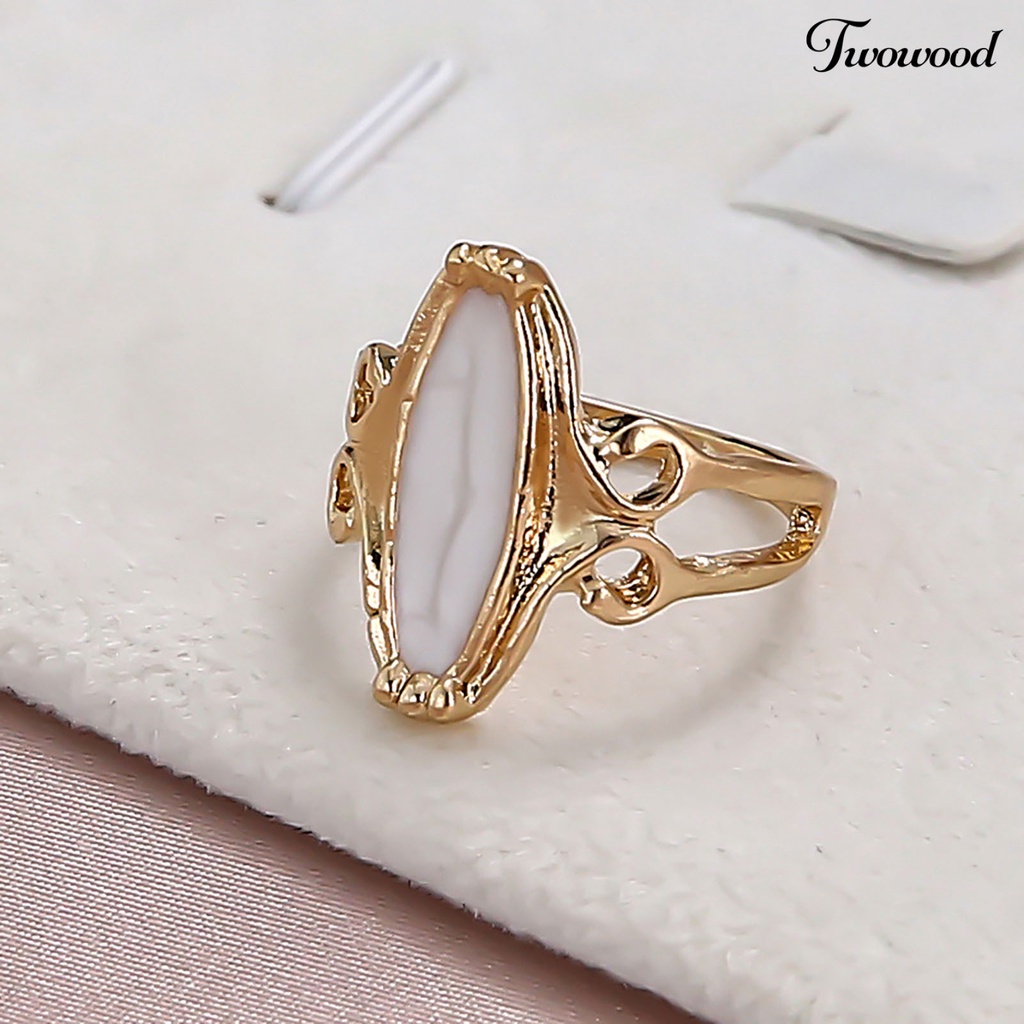 14pcs Cincin Knuckle Model Hollow Stackable Bahan Alloy Aksen Permata Imitasi Gaya Etnik