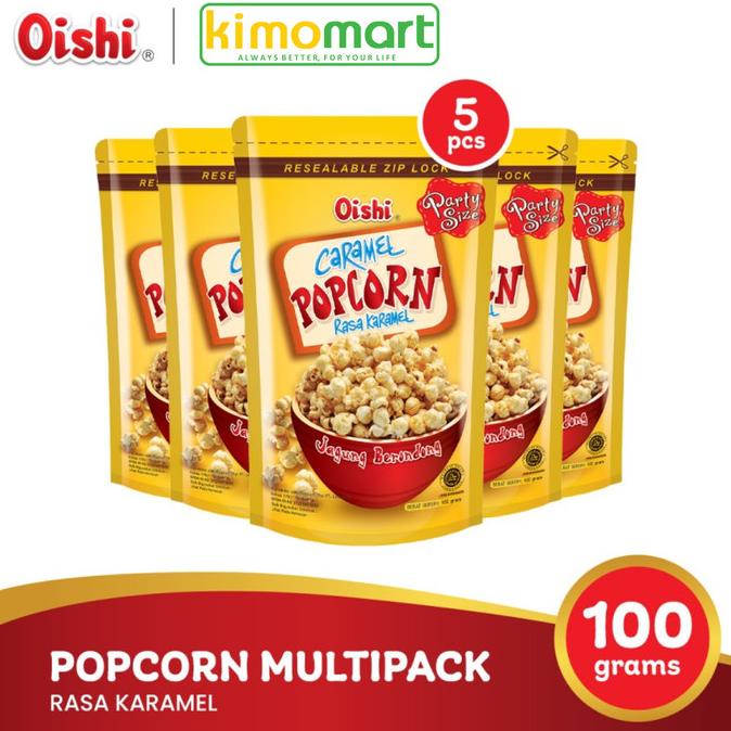 

Oishi Popcorn Karamel - Multipack 5pcs - Kimomart