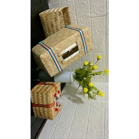 Tempat Tisu Bambu || Pernak Pernik Aesthetic || Home Decor || Hadiah Unik || Kerajinan Bambu