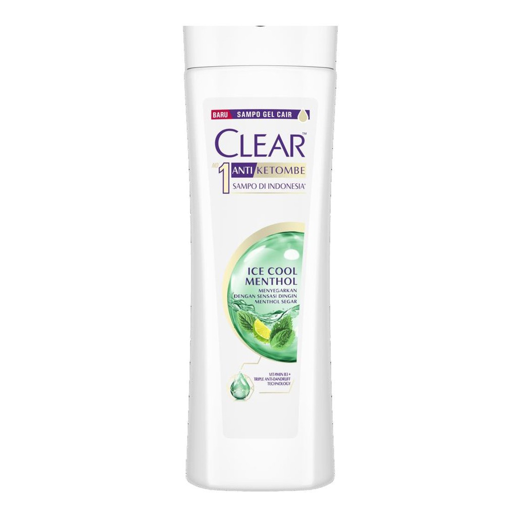 Clear Anti Dandruff Scalp Care Shampoo ICE COOL MENTHOL 300ml