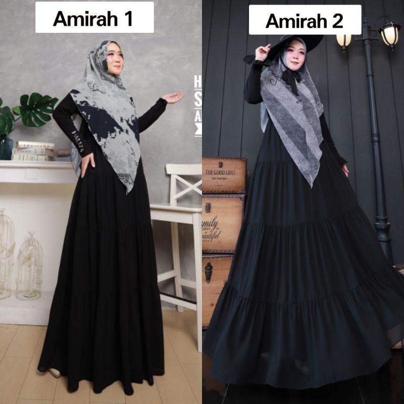 HALIZA SYARI AMIRAH BASIC HITAM 1 DAN 2