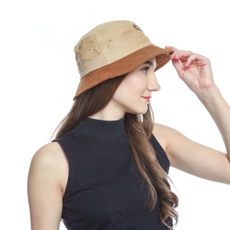 Topi Bucket Hat Summer Original - Bucket Hat corduroy Casual