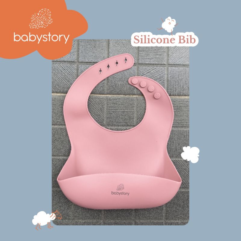 Set tempat makan bayi Premium baby feeding set suction plate suction bowl silicone bibs spoon training cup training spoon fork