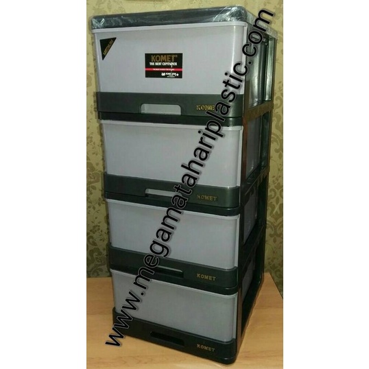 

Laci / Lemari pakaian / baju plastik Medium Susun 4 stock ready