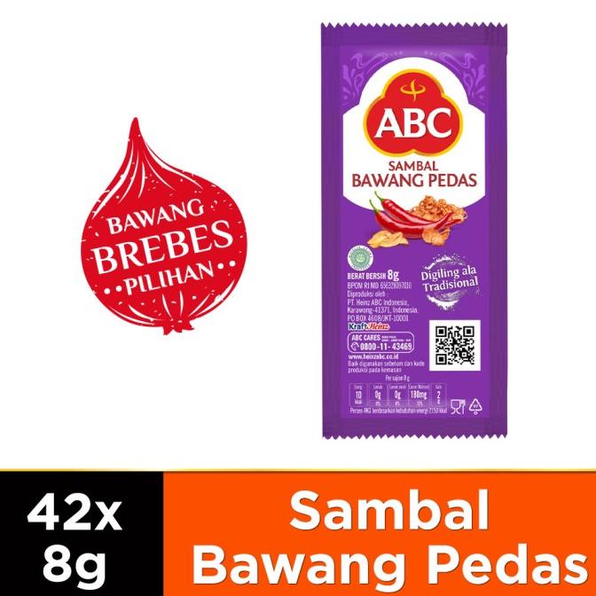 

ABC Sambal Bawang Pedas 42 x 8 g