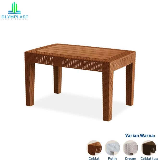 Olymplast Silaturahmi F Kursi Tamu + Meja Tamu + Rak Susun Troli