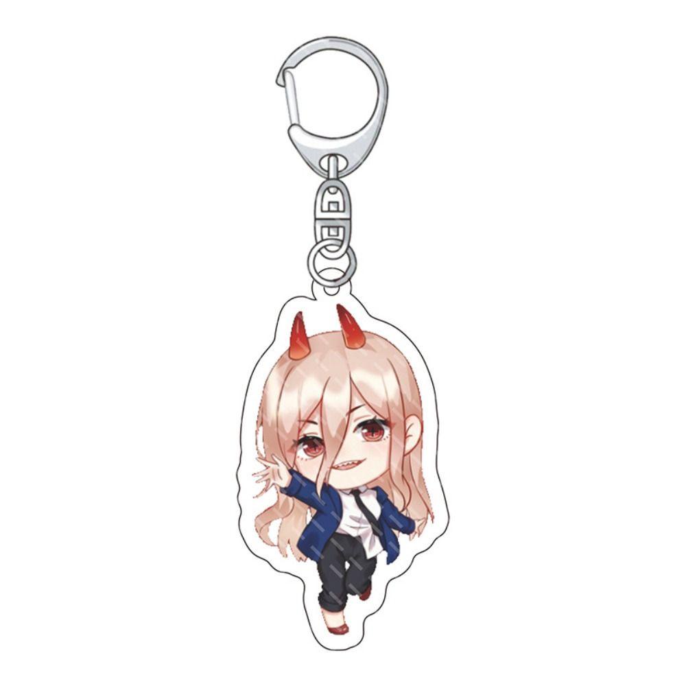 Mxbeauty Chainsaw Man Gantungan Kunci Koleksi Hadiah Dekorasi Gantung Denji Pochita Makima Power Jewelrys Ornaments Handbag Charms Handbag Pendant Acrylic Chainsaw Man Keyring