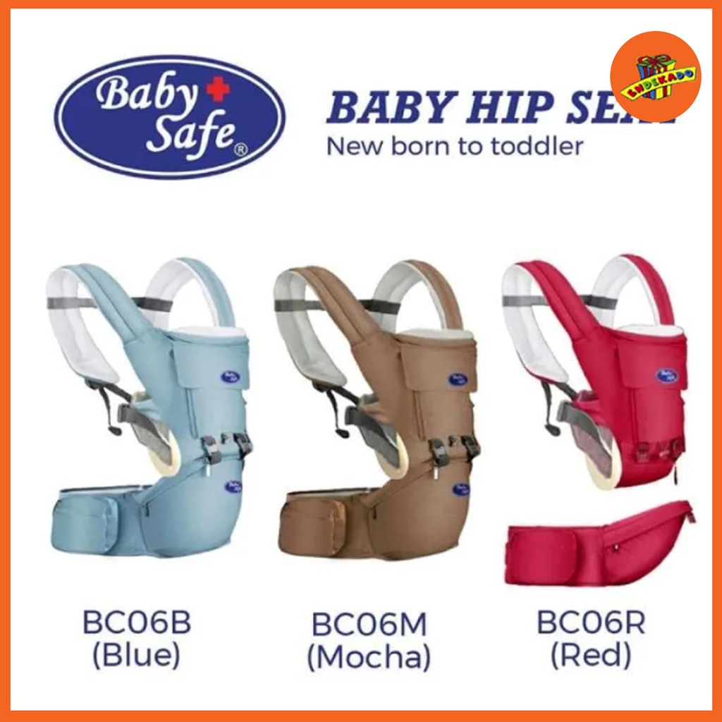 BABYSAFE Hipseat Carrier Newborn to Toddler - Gendongan Bayi BC06