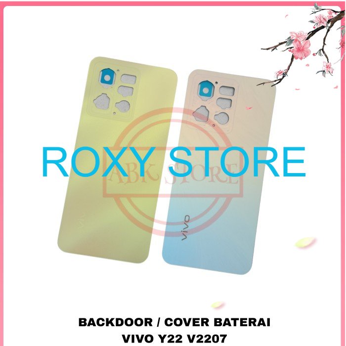 TUTUP BELAKANG BATERAI BACKDOOR BACKCOVER BACK CASING VIVO Y22 V2207