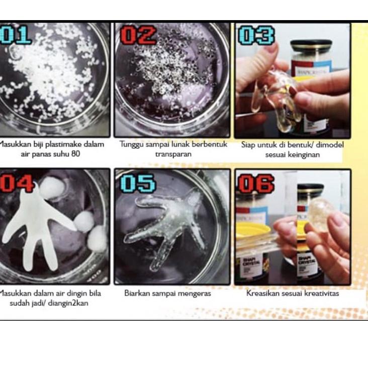 

Borong Stock Polymorph Thermoplastic Beads Instamorph DIY Moulding Plastic Polimorph Poly Morph Thermo Plastic