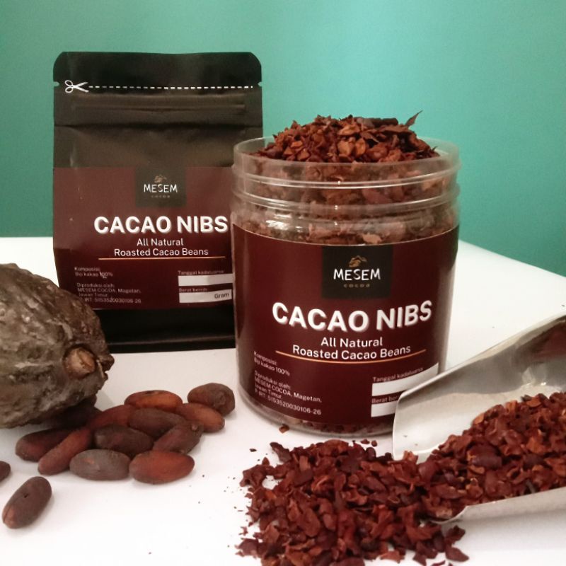 

Cacao Nibs 100% Cacao Beans 150gram | MESEM Roasted Cacao Nibs | Kakao Nibs Panggang