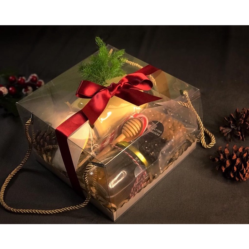 

Hampers sehat tahun baru natal dengan lemon dan madu