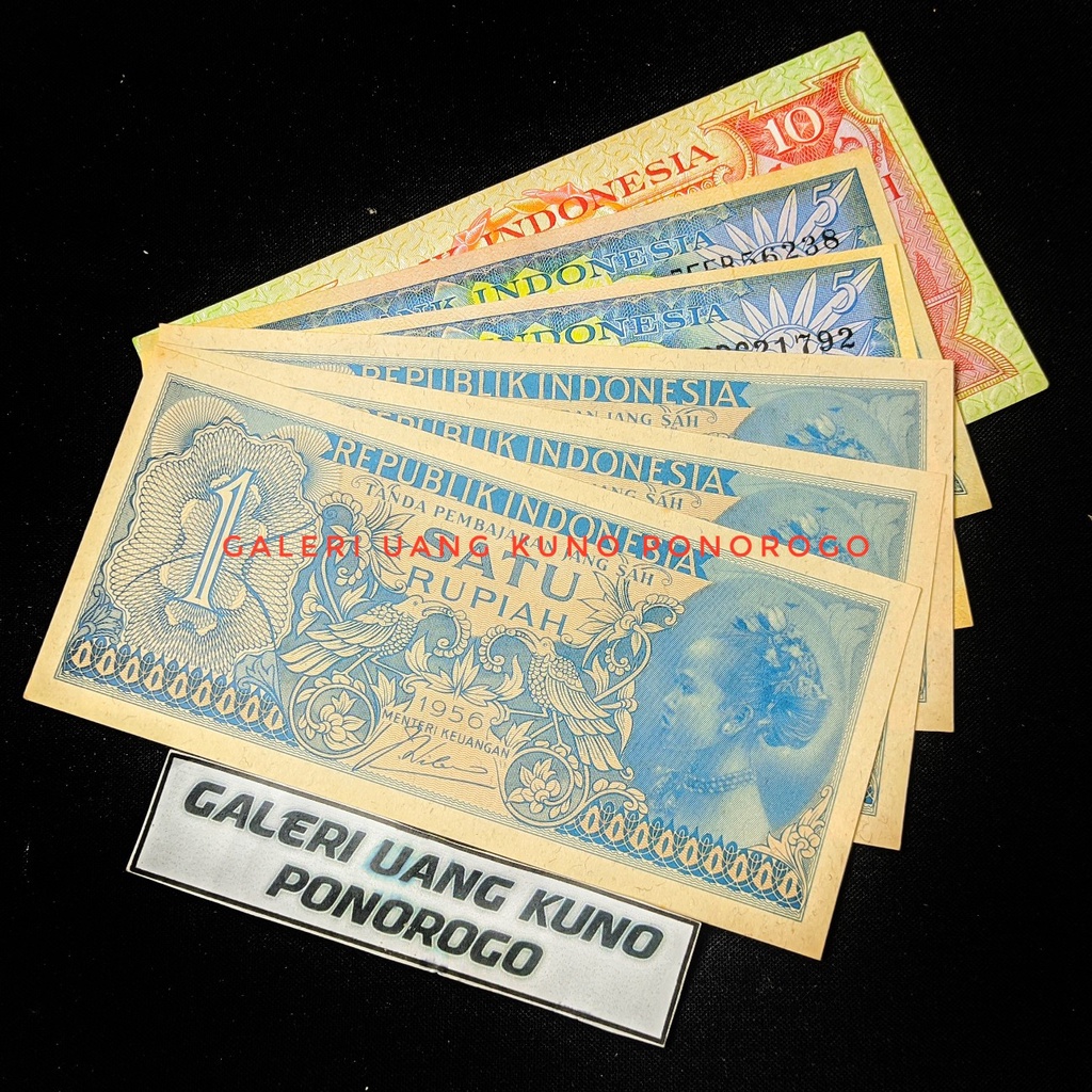 (GRESS) Paket mahar uang kuno 23 rupiah / uang kertas 23 rupiah / rp 23 uang lama
