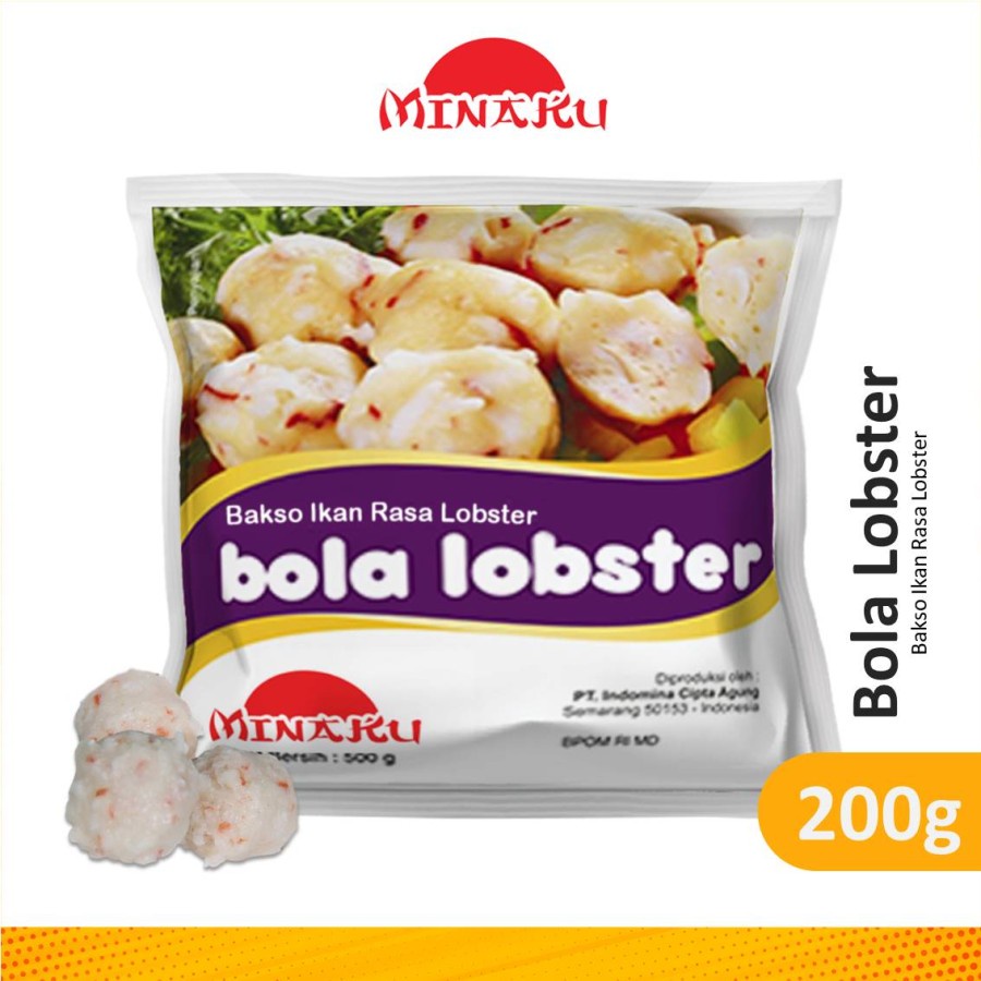 Jual Minaku Bola Lobster 200 Gr Bakso Ikan Shopee Indonesia