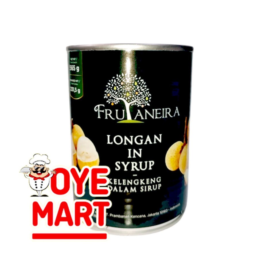 FRUTANEIRA LONGAN IN SYRUP 565GR/ BUAH LENGKENG DALAM SIRUP