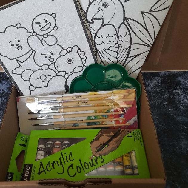 

Paket D Lukis Kanvas Gambar Painting for Kids Art