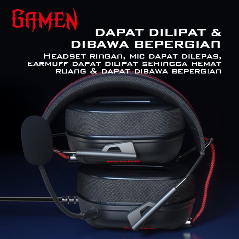 C GAMEN Gaming Headsets Galea 7.1 channel Tactical Gaming Headset USB