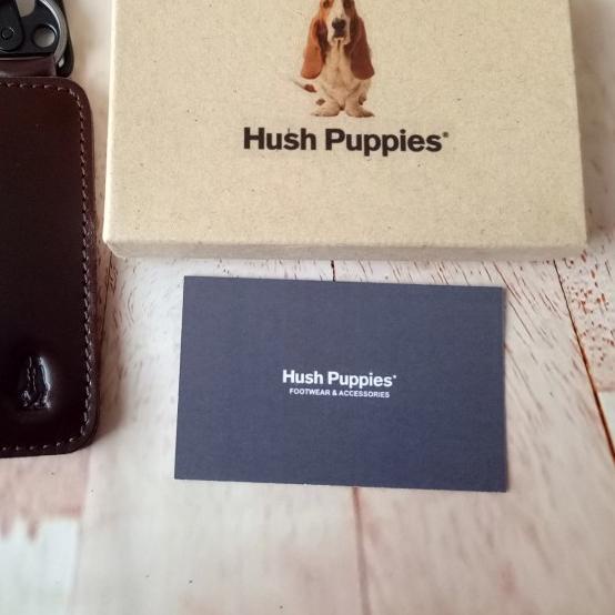 Dompet STNK Gantungan Kunci Mobil/Motor Hush Puppies Kulit Asli 100%