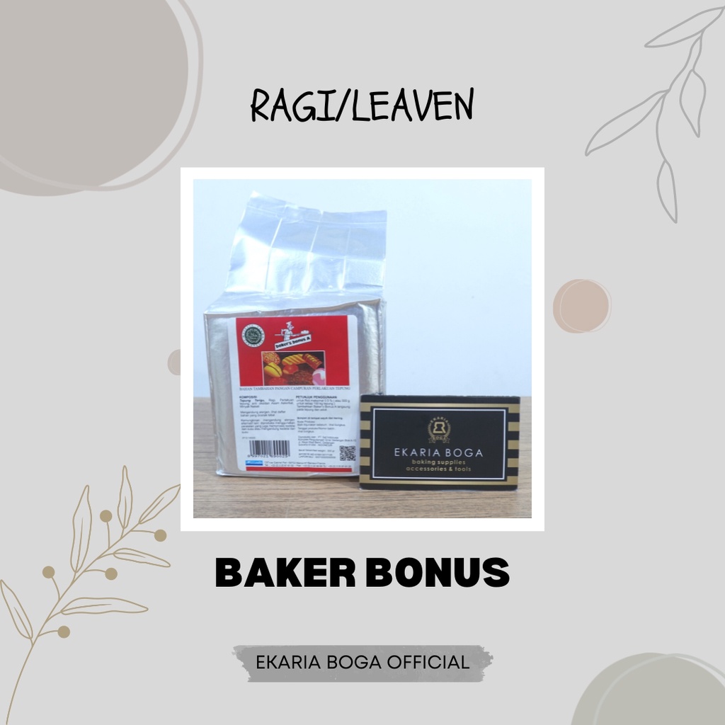 

RAGI | BREAD IMPROVER | PENGEMBANG ROTI | BAKER BONUS | BAKERBONUS 500GR