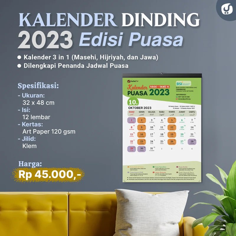 

KALENDER DINDING YUFID 2023 EDISI PUASA