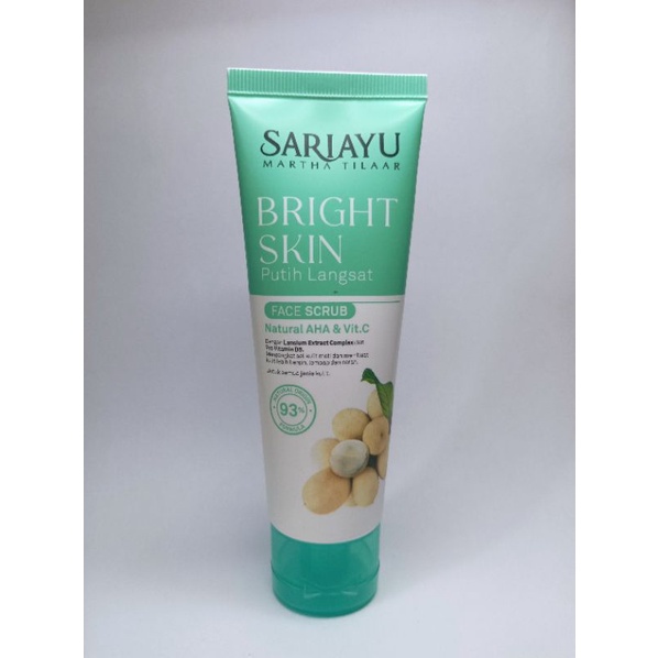 Sariayu Putih Langsat Bright Skin Face Scrub 75g