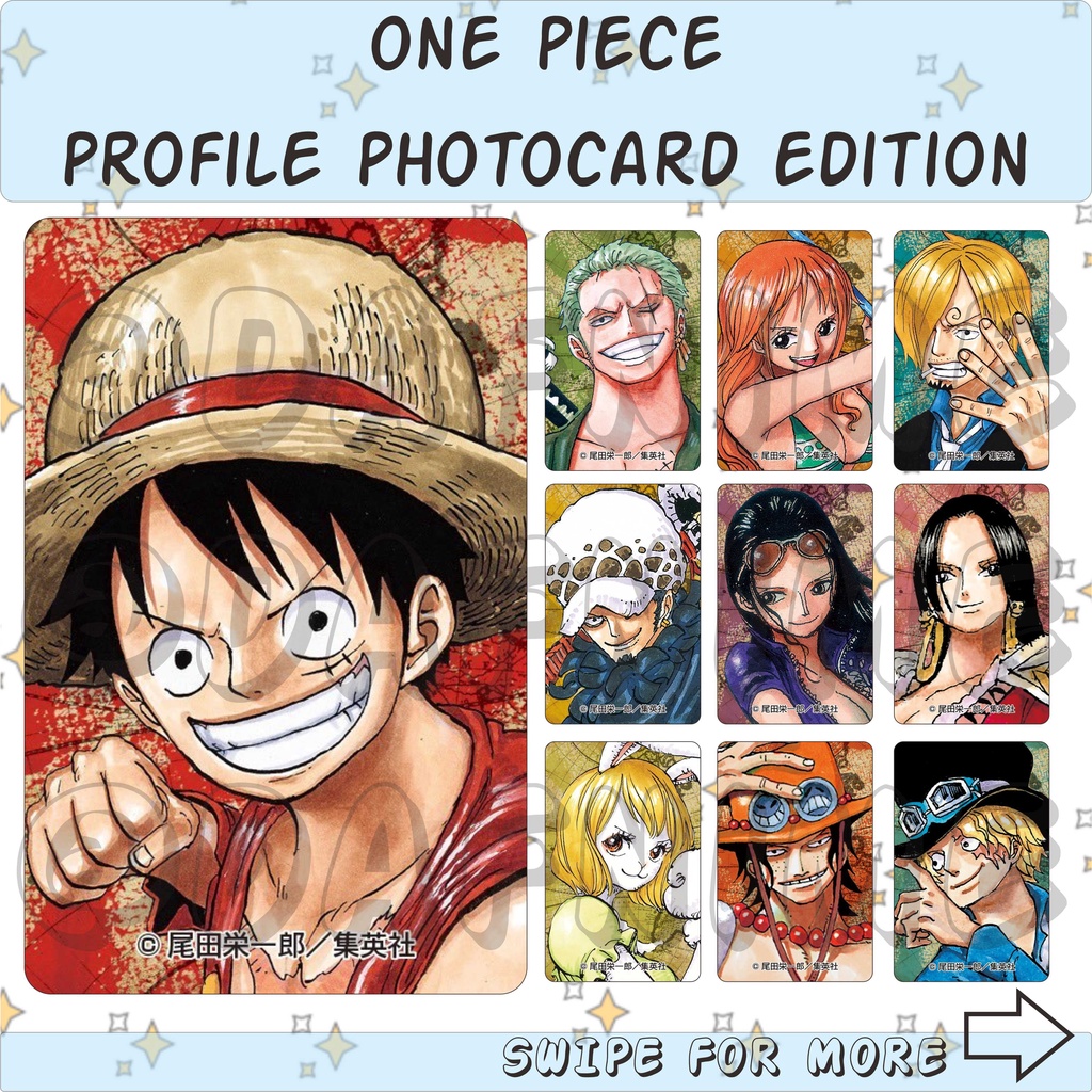 ONE PIECE PROFILE EDITION PHOTOCARD ANIME