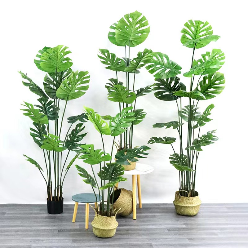 AND / COD / Tanaman Pohon Monstera Hias 180 cm Dekorasi Ruangan Rumah Artificial Pohon Plastik Monstera Palsu PBP127-02