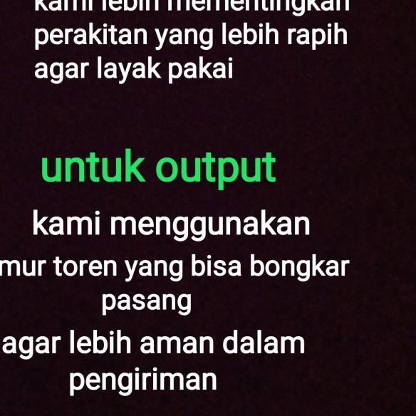 Filter talang aquarium / box aquarium ukuran 60.cm