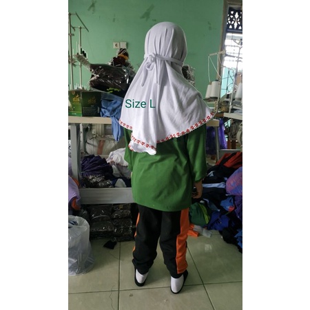 Jilbab sekolah SD dan MI Jilbab Sekolah Anak Jilbab putih seragam sekolah