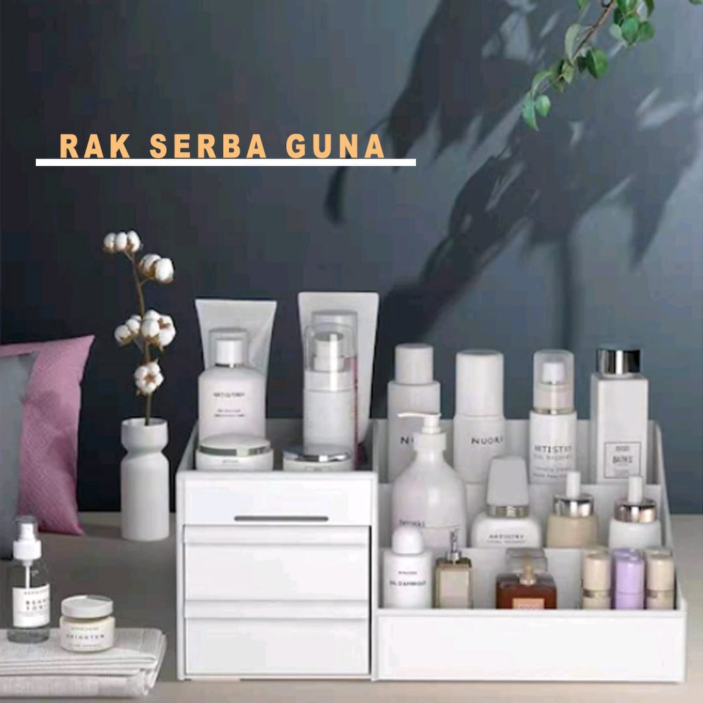 Rak Kosmetik Skincare Kotak Penyimpanan Make up Organizer Serbaguna