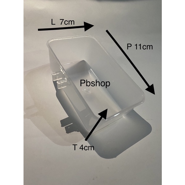 CEPUK MINUM KOTAK CEPUK MAKAN BENING ANTI PECAH BAHAN LENTUR WADAH MAKAN WADAH MINUM SANGKAR