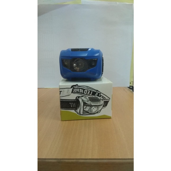 SENTER KEPALA 3W DOUBLE SWITCH R-412 + DUS RAPID