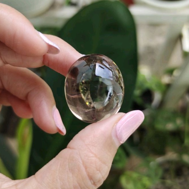 Batu permata mulia Natural Kecubung Bensin / Kecubung Madu / Kecubung Teh Big Size