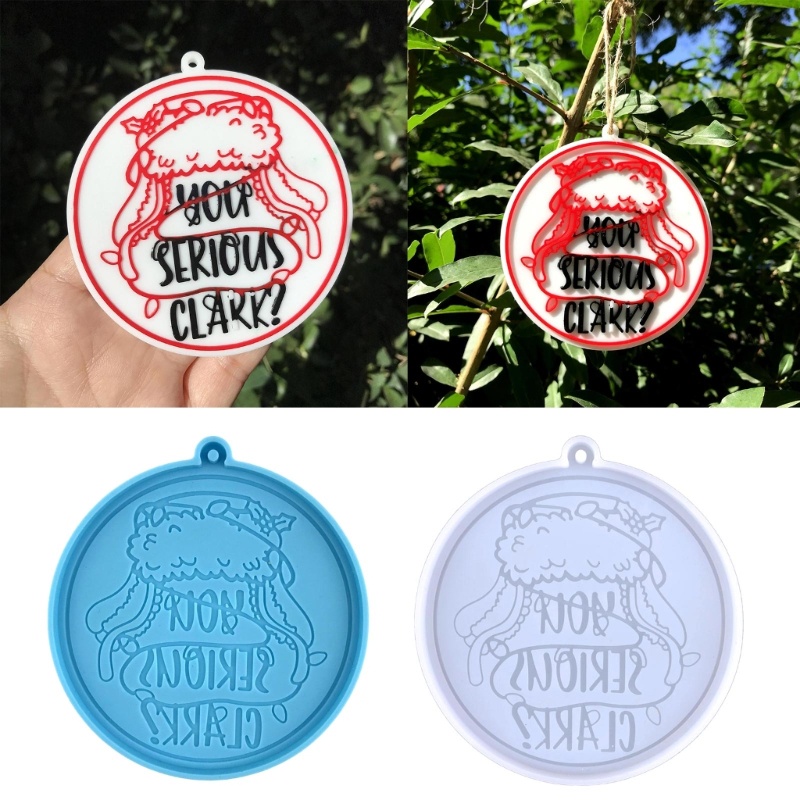 Siy Cetakan Silikon Bentuk Topi Natal DIY Untuk Liontin / Gantungan Kunci