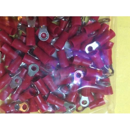 Kabel Skun Ring 4mm 3.5-4 Merah