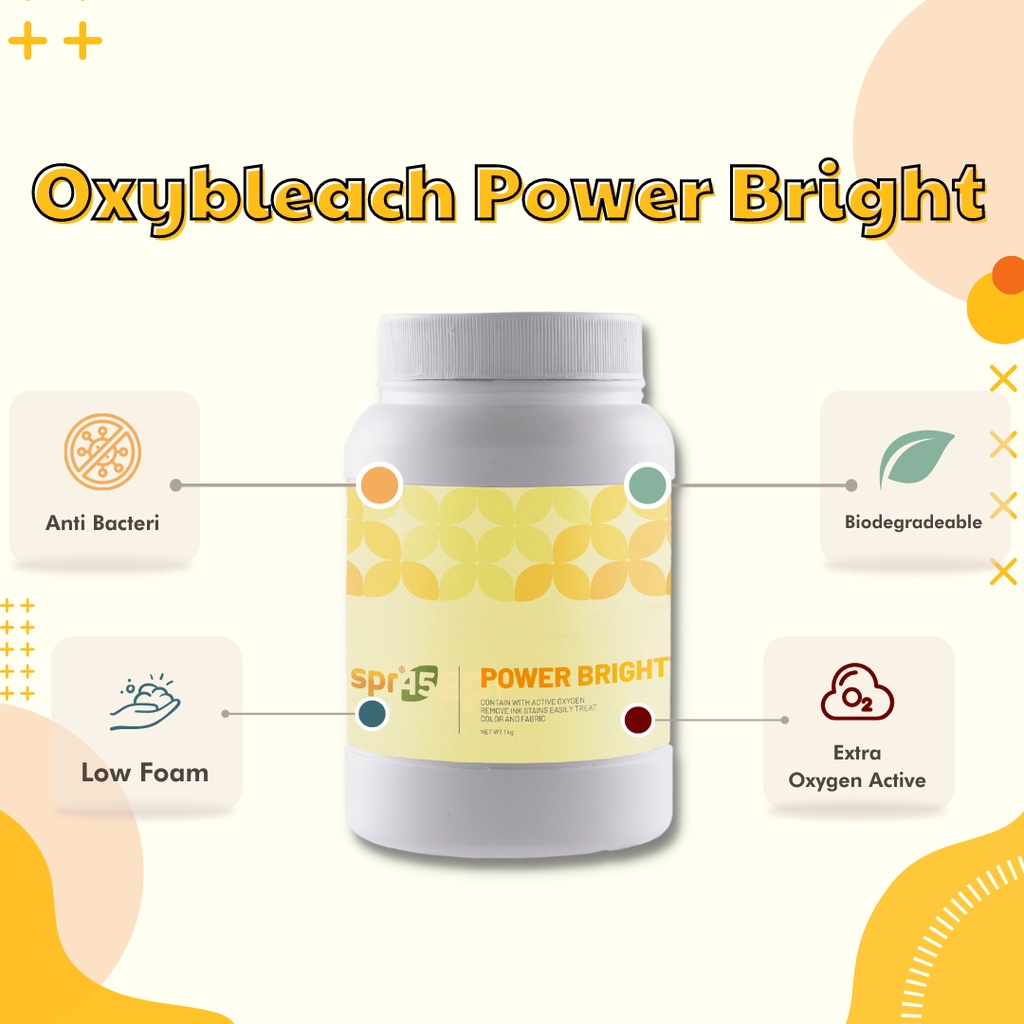 Detergen Laundry SPR45 Deterjen Bubuk Oxcybleach Power Bright