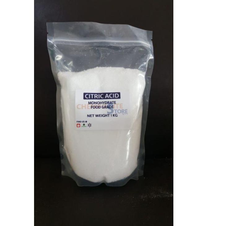 

ジ Citric Acid monohydrate - asam citrun - asam sitrun - sitrun acid - sitrun zuur kemasan 1 kg ぶ