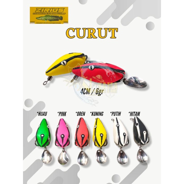 Umpan Casting Soft Frog Zirius Curut