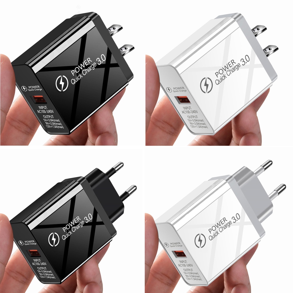 Qc 3.0 Kepala Charger Usb Tipe c Fast Charging Untuk Smartphone Android