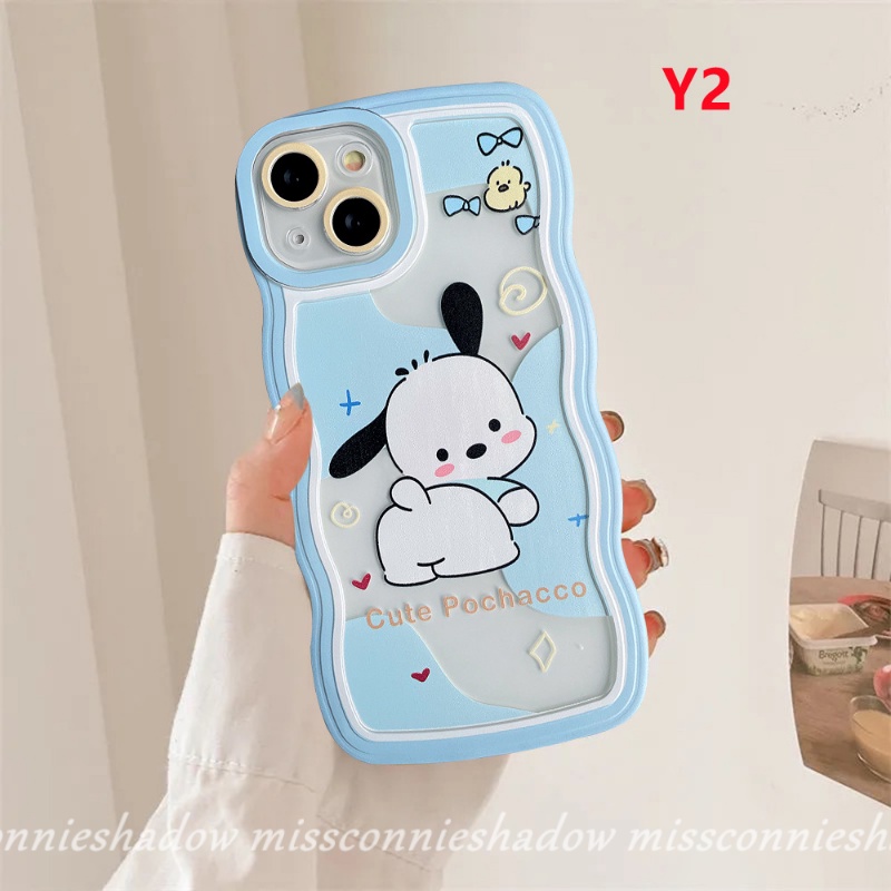 Realme 10 C35 C33 C30 9Pro+ 8I 9 7I C25Y C12 C21Y C11 C25 C25s C15 8 7 5 C3 6i 5i 5s C20A C20 Couple Case Cartoon Winnie The Pooh Cute Pochacco Shockproof Wavy Edge Soft TPU Cover