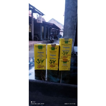The Face Temulawak ORI / BPOM / krim temulawak original